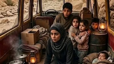 امرأة عاشت في عربية مهجورة 