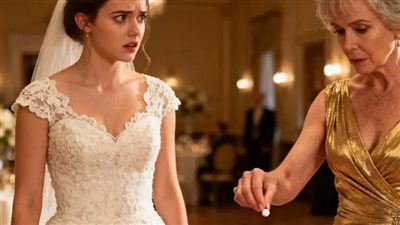 في فرحي شُفت حماتي وهي بتحط حاجة في كأسي