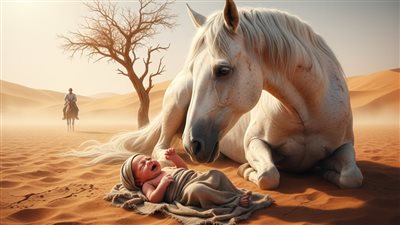 ابوها رماها في الصحرا لما جات بنت